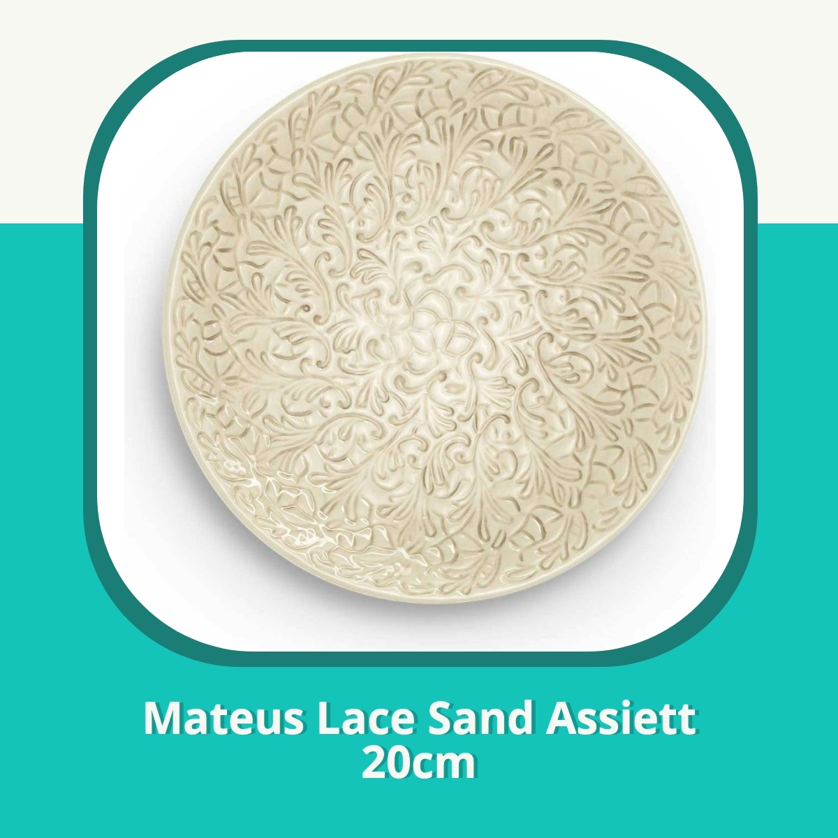 Recension af Mateus Lace Sand Assiett 20cm