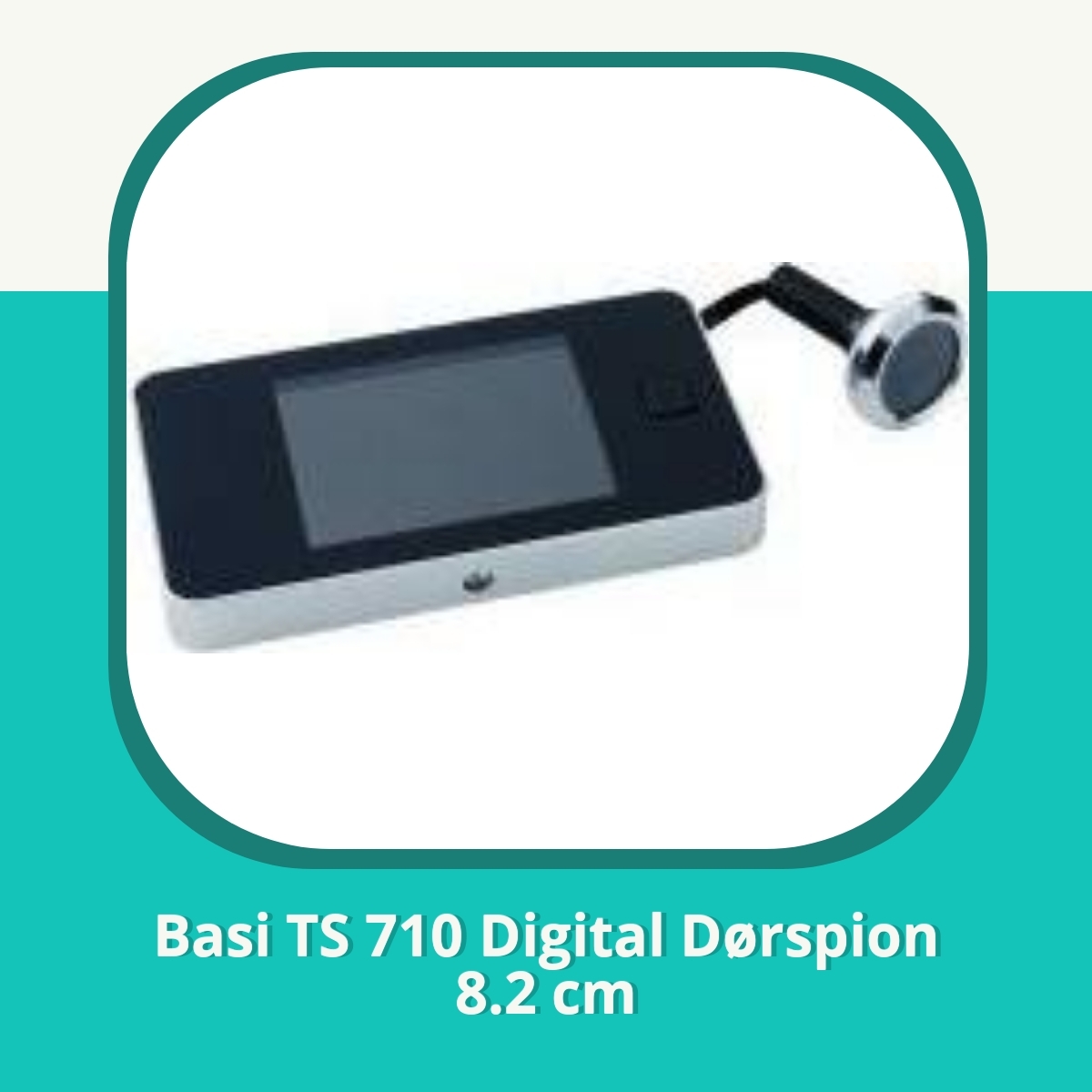 Anmeldelse af Basi TS 710 6800-0070 Digital dørspion med TFT-display 8.2 cm 3.2 tommer