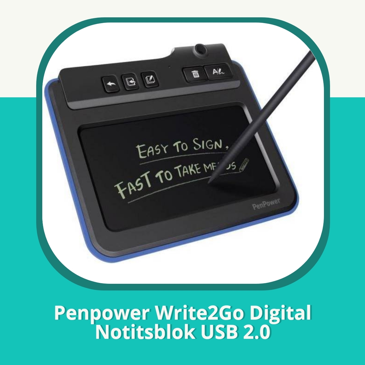 Anmeldelse af Penpower Write2Go Digital Notitsblok USB 2.0