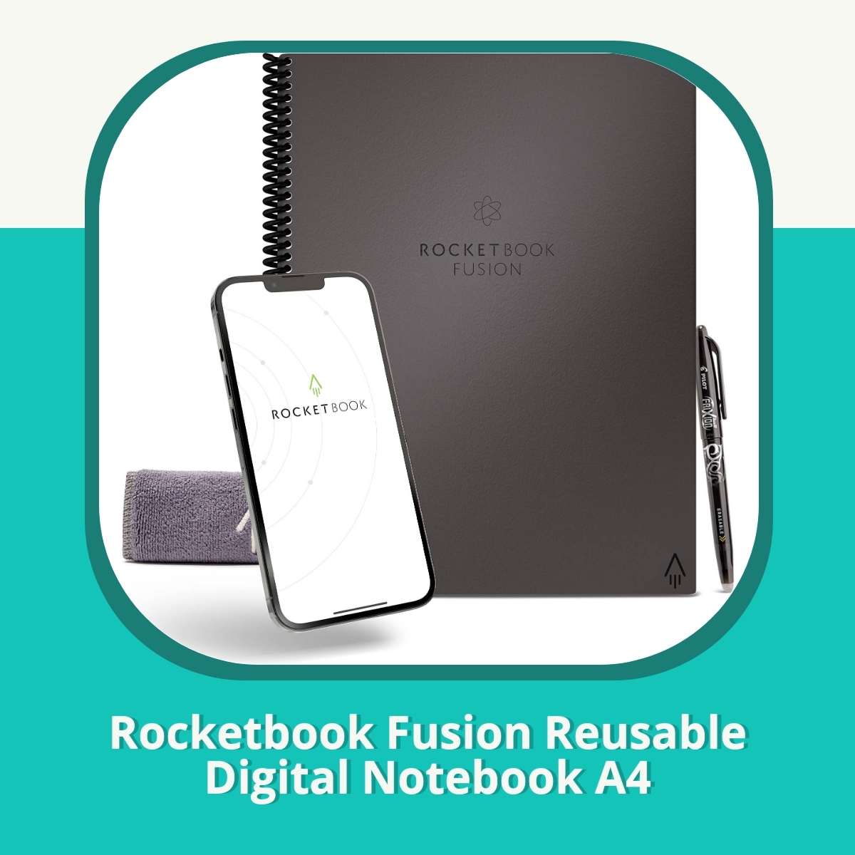 Anmeldelse af Rocketbook Fusion Reusable Digital Notebook A4