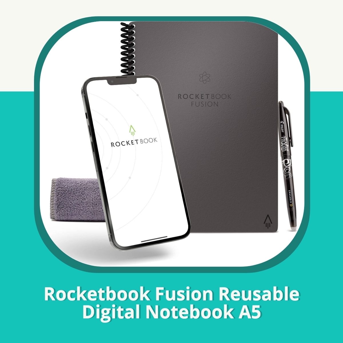 Anmeldelse af Rocketbook Fusion Reusable Digital Notebook A5