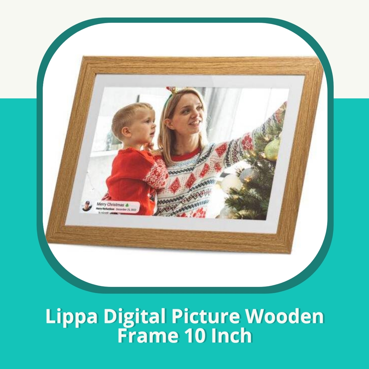 Anmeldelse af Lippa Digital Picture Wooden Frame 10 Inch