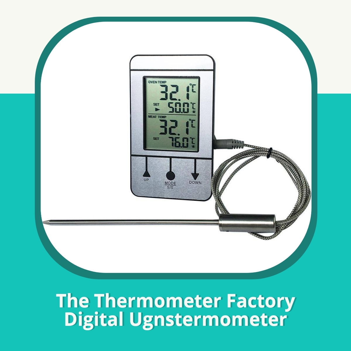 Recension af The Thermometer Factory Digital Ugnstermometer