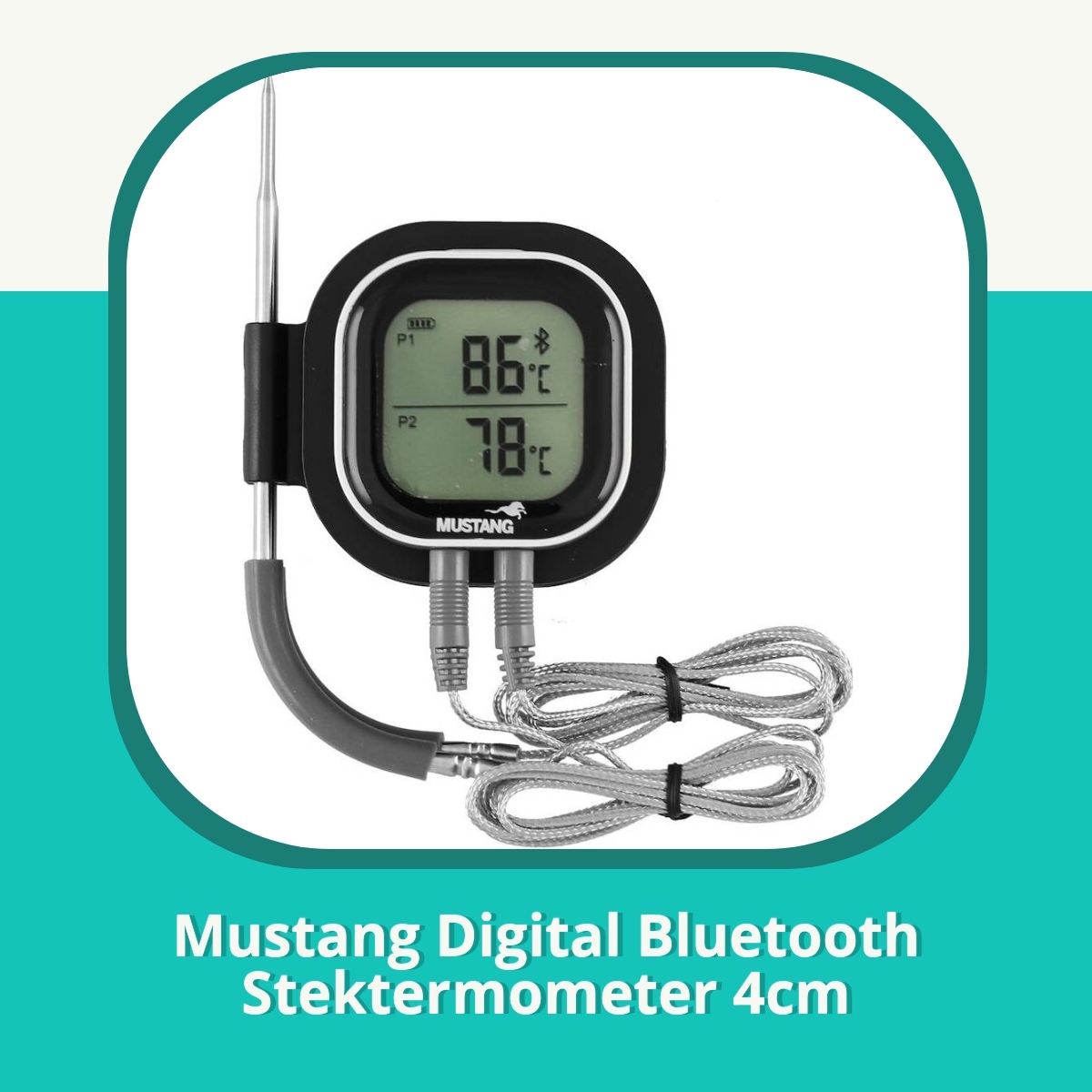 Recension af Mustang Digital Bluetooth Stektermometer 4cm