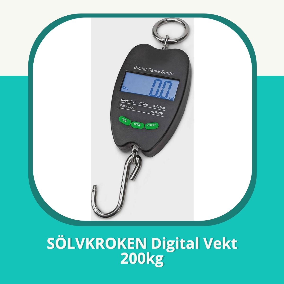 Anmeldelse af SÖLVKROKEN Digital Vekt 200kg