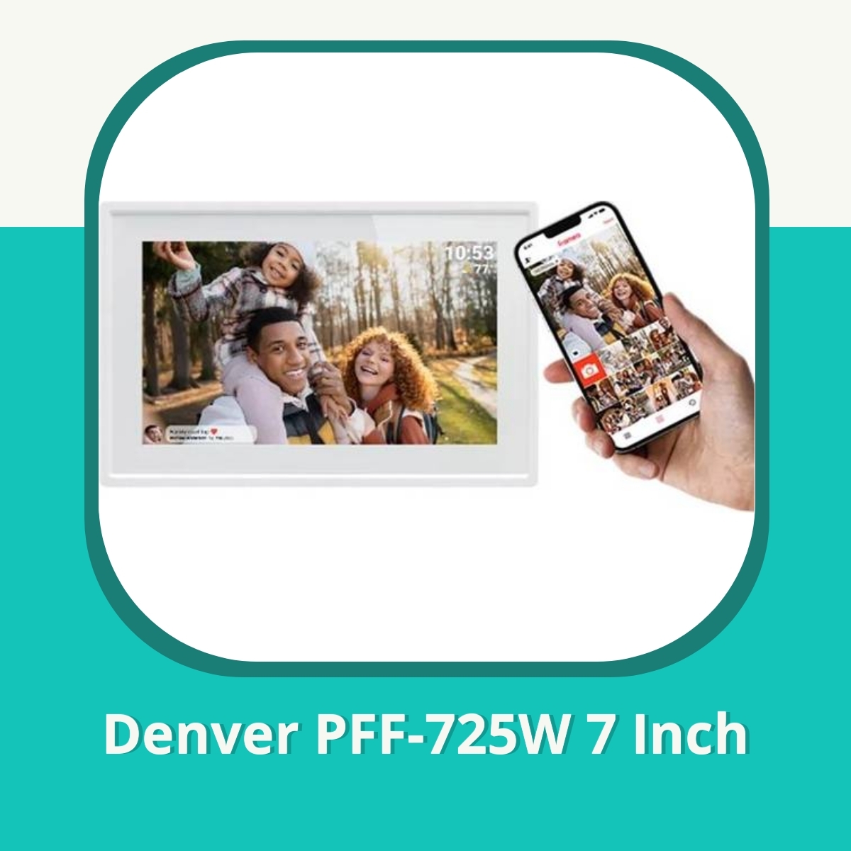 Anmeldelse af Denver PFF-725W 7 Inch