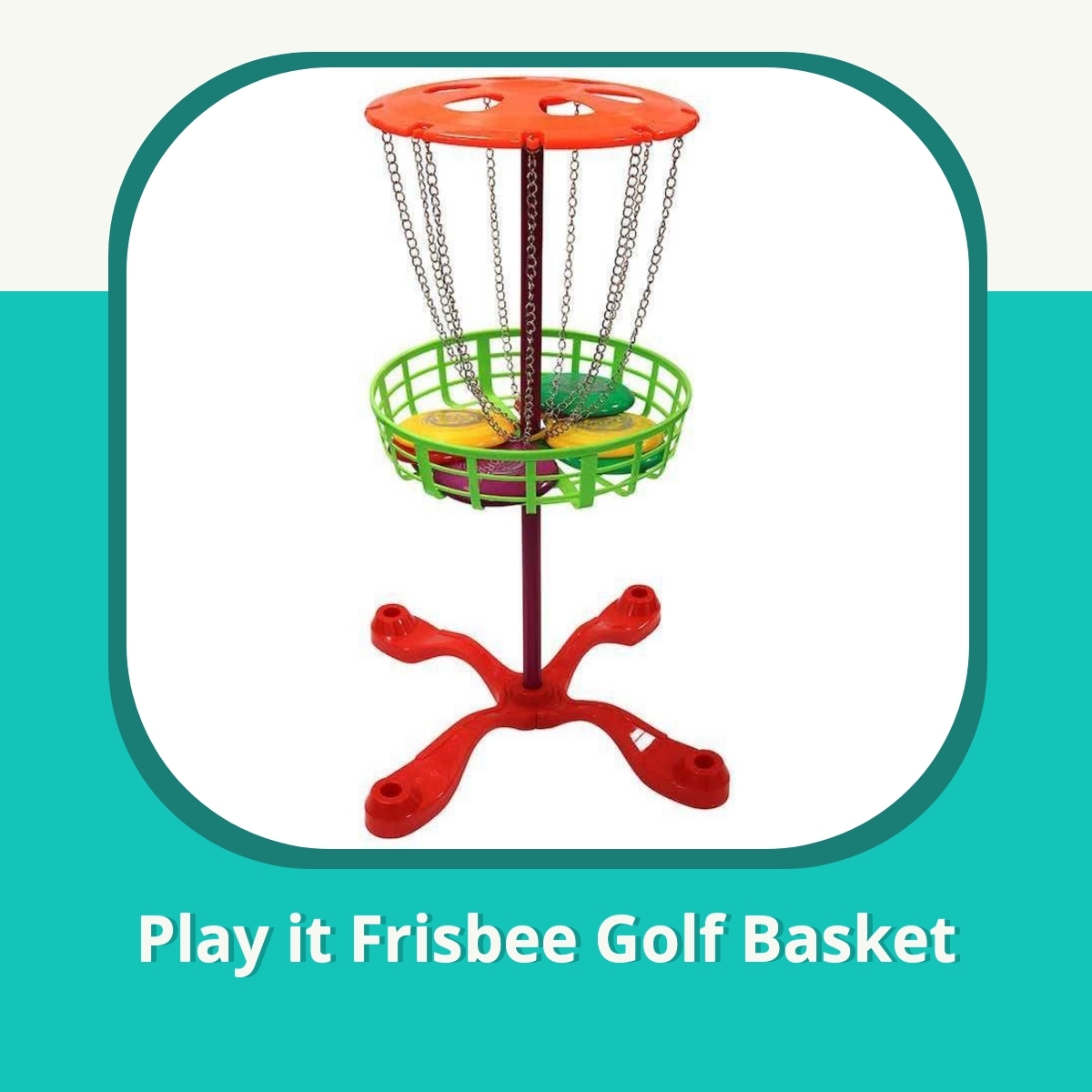 Anmeldelse af Play it Frisbee Golf Basket