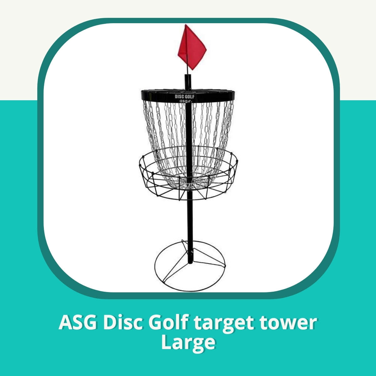 Recension af ASG Disc Golf target tower Large