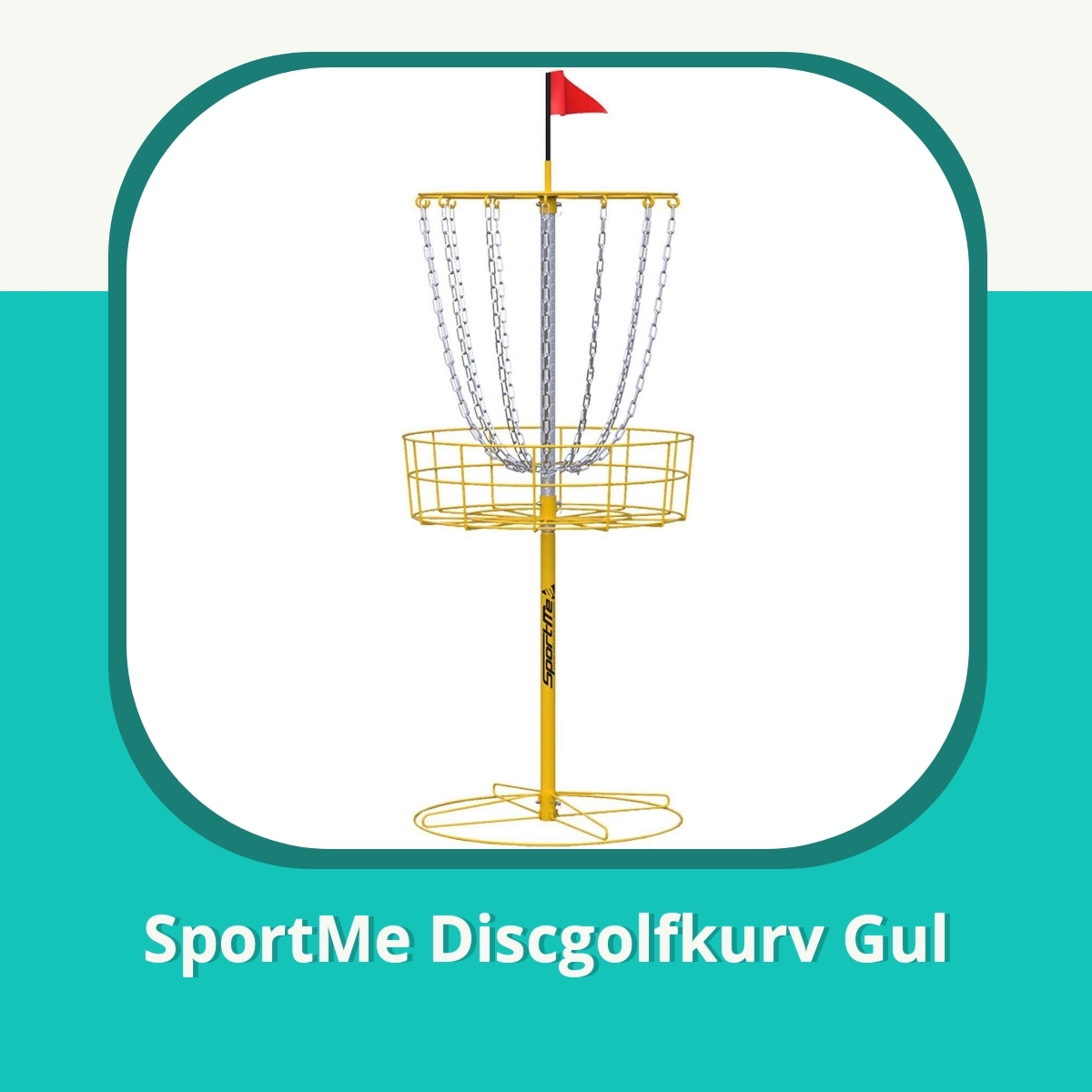 Anmeldelse af SportMe Discgolfkurv Gul