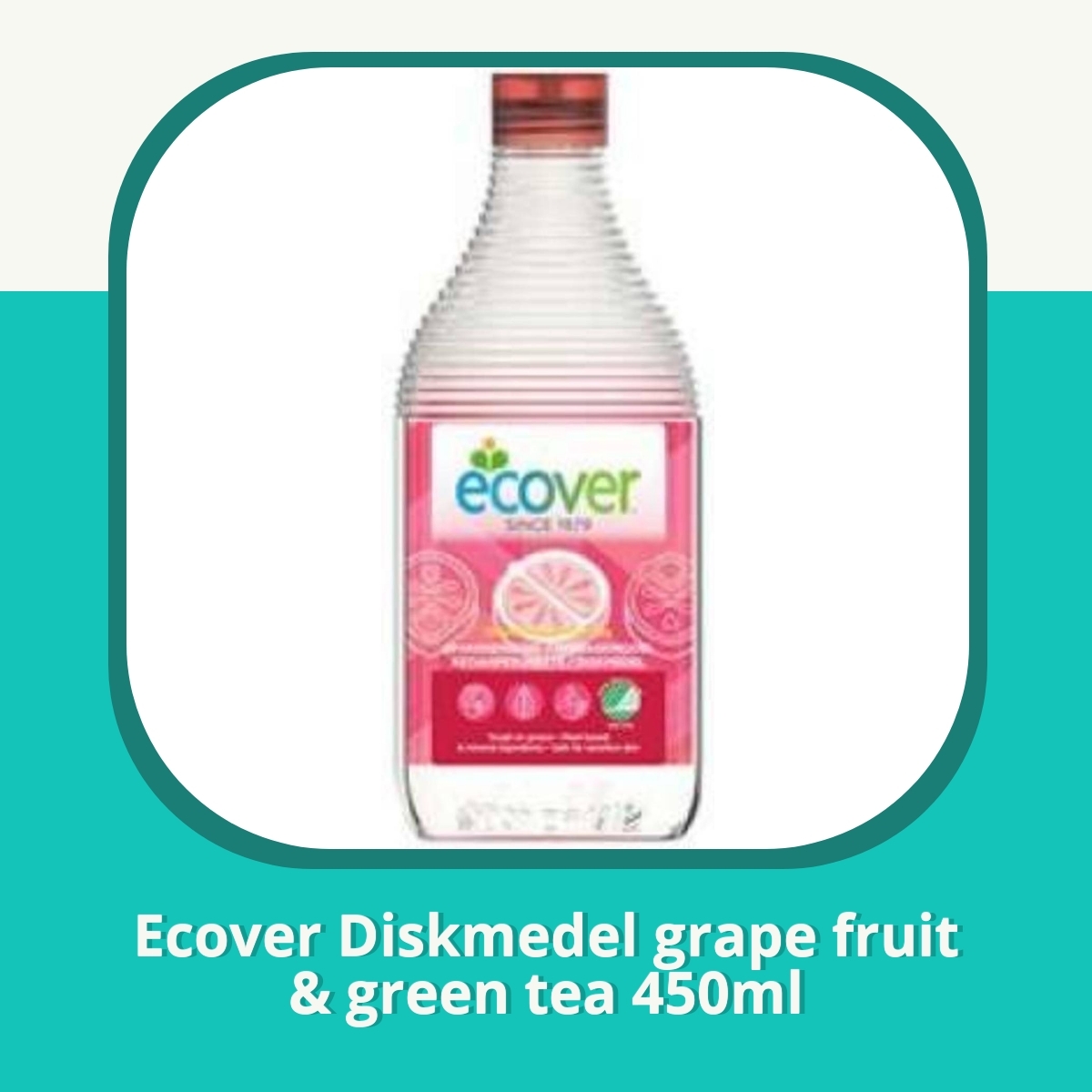 Recension af Ecover Diskmedel grape fruit & green tea 450ml