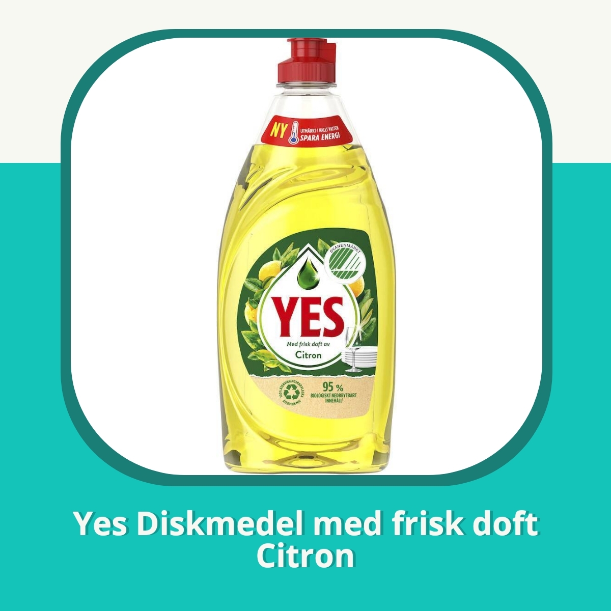 Recension af Yes Diskmedel med frisk doft Citron