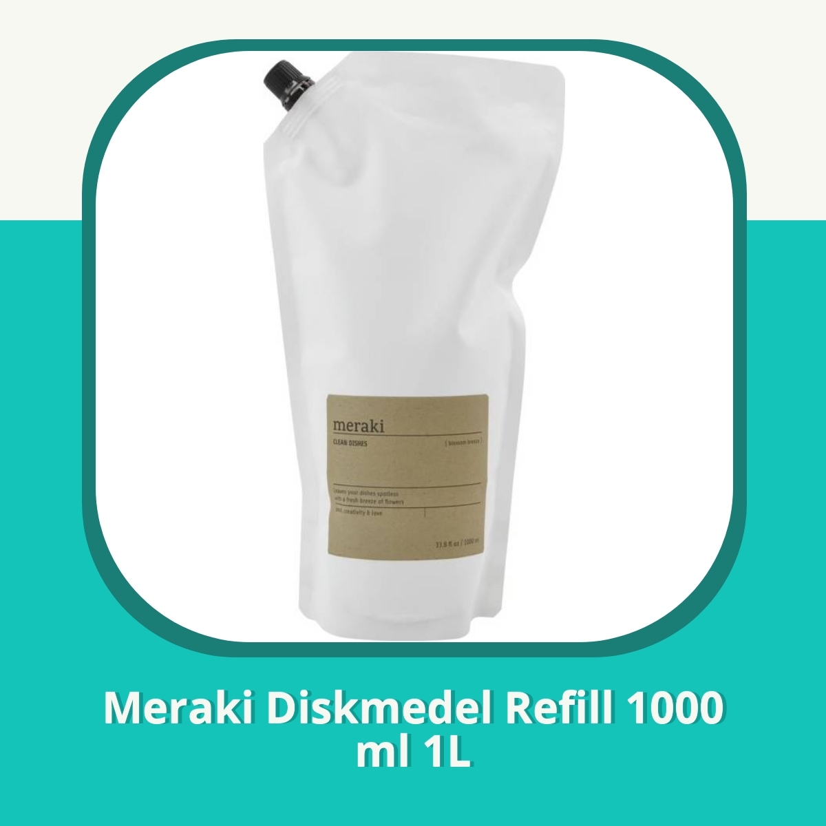 Recension af Meraki Diskmedel Refill 1000 ml 1L