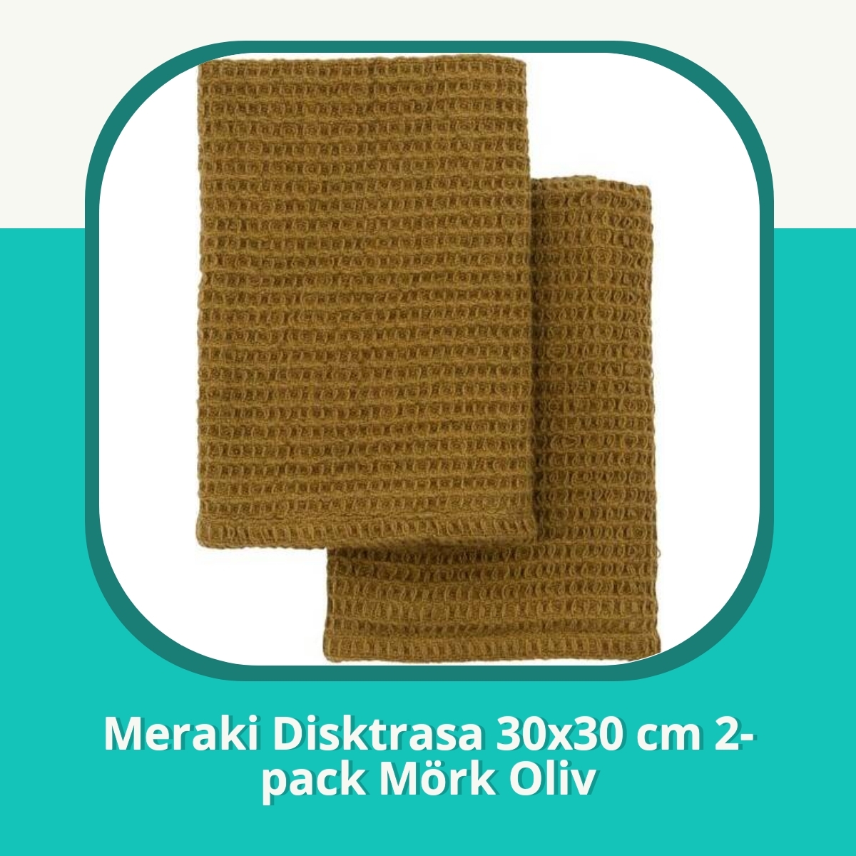 Recension af Meraki Disktrasa 30x30 cm 2-pack Mörk Oliv