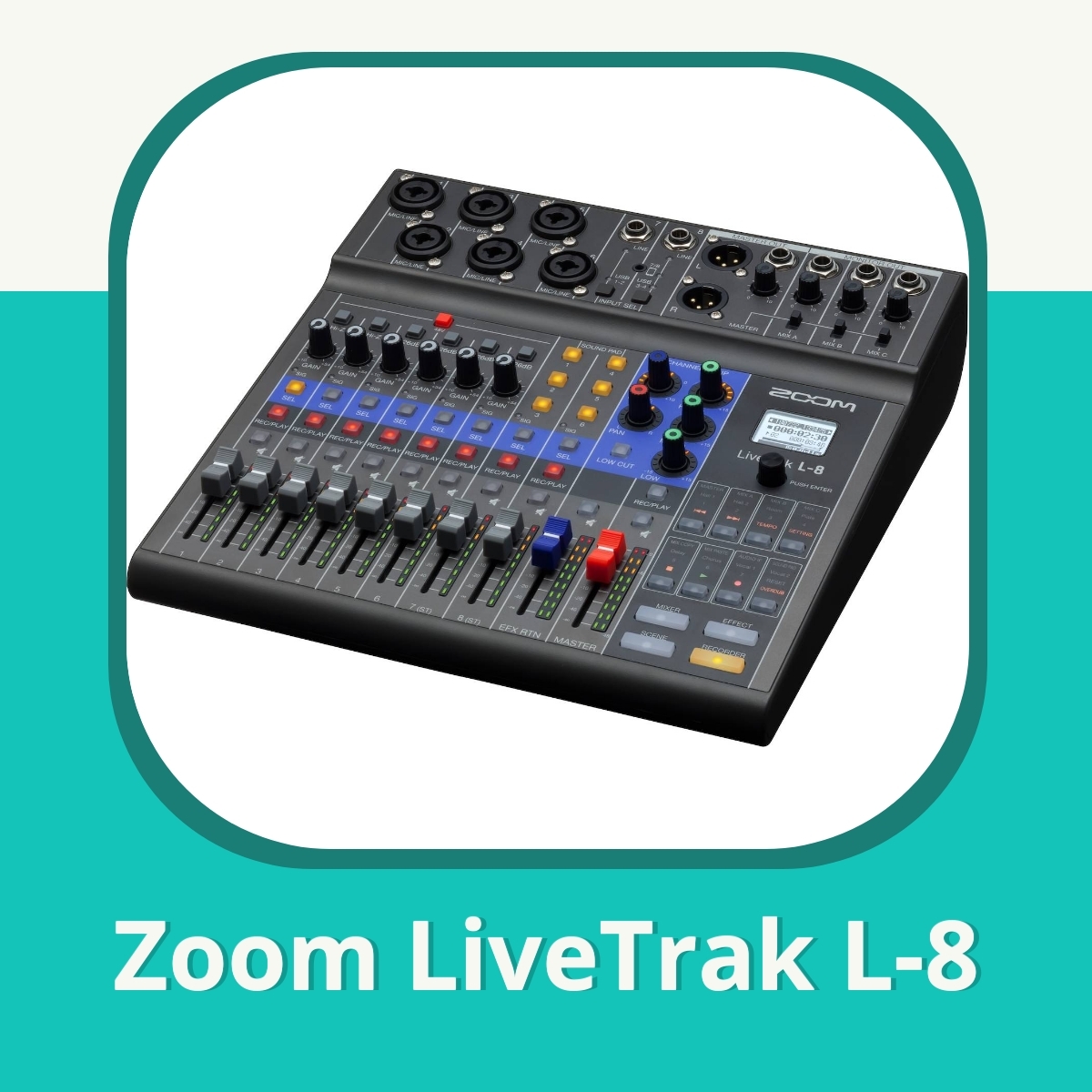 Recension af Zoom LiveTrak L-8