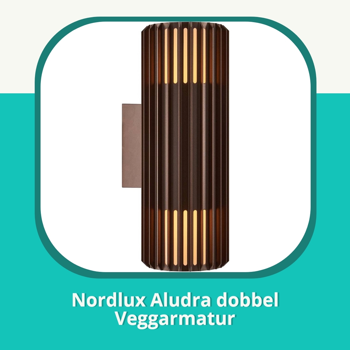 Anmeldelse af Nordlux Aludra dobbel Veggarmatur