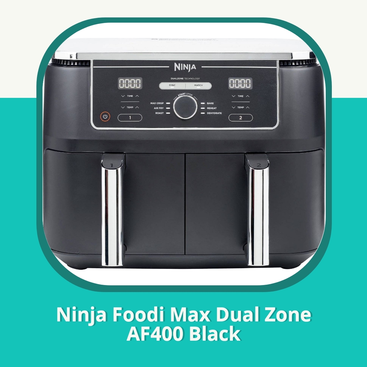 Anmeldelse af Ninja Foodi Max Dual Zone AF400 Black