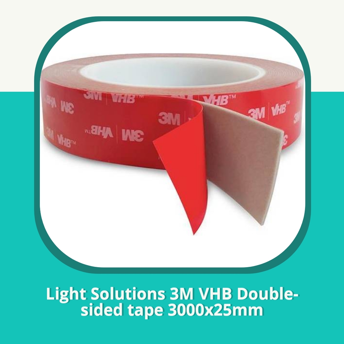 Anmeldelse af Light Solutions 3M VHB Double-sided tape 3000x25mm