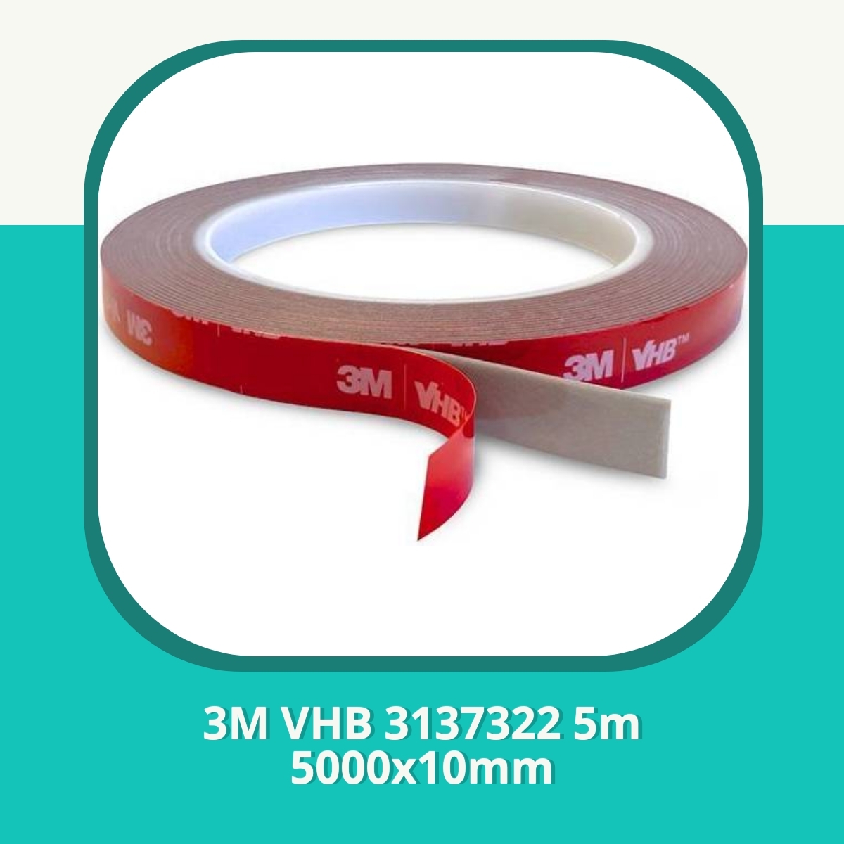 Anmeldelse 3M VHB 3137322 5m 5000x10mm