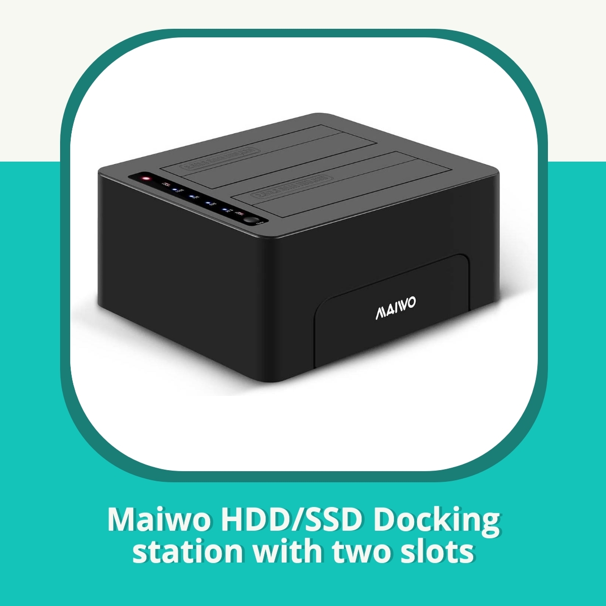 Anmeldelse af Maiwo HDD/SSD Docking station with two slots