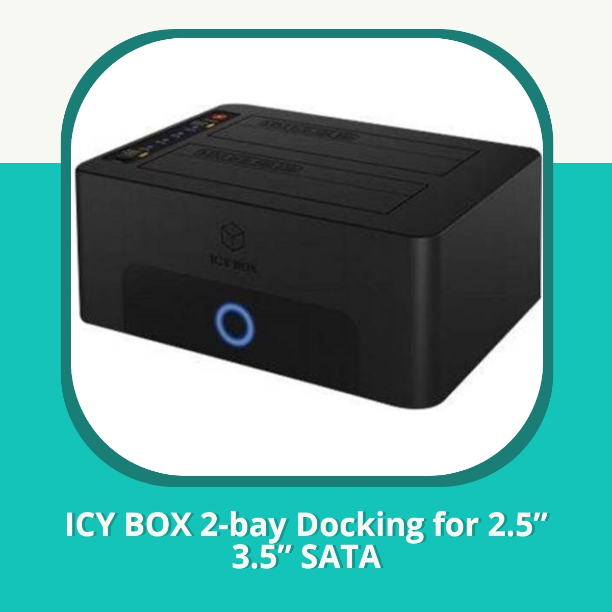 Anmeldelse af ICY BOX 2-bay Docking for 2.5” 3.5” SATA