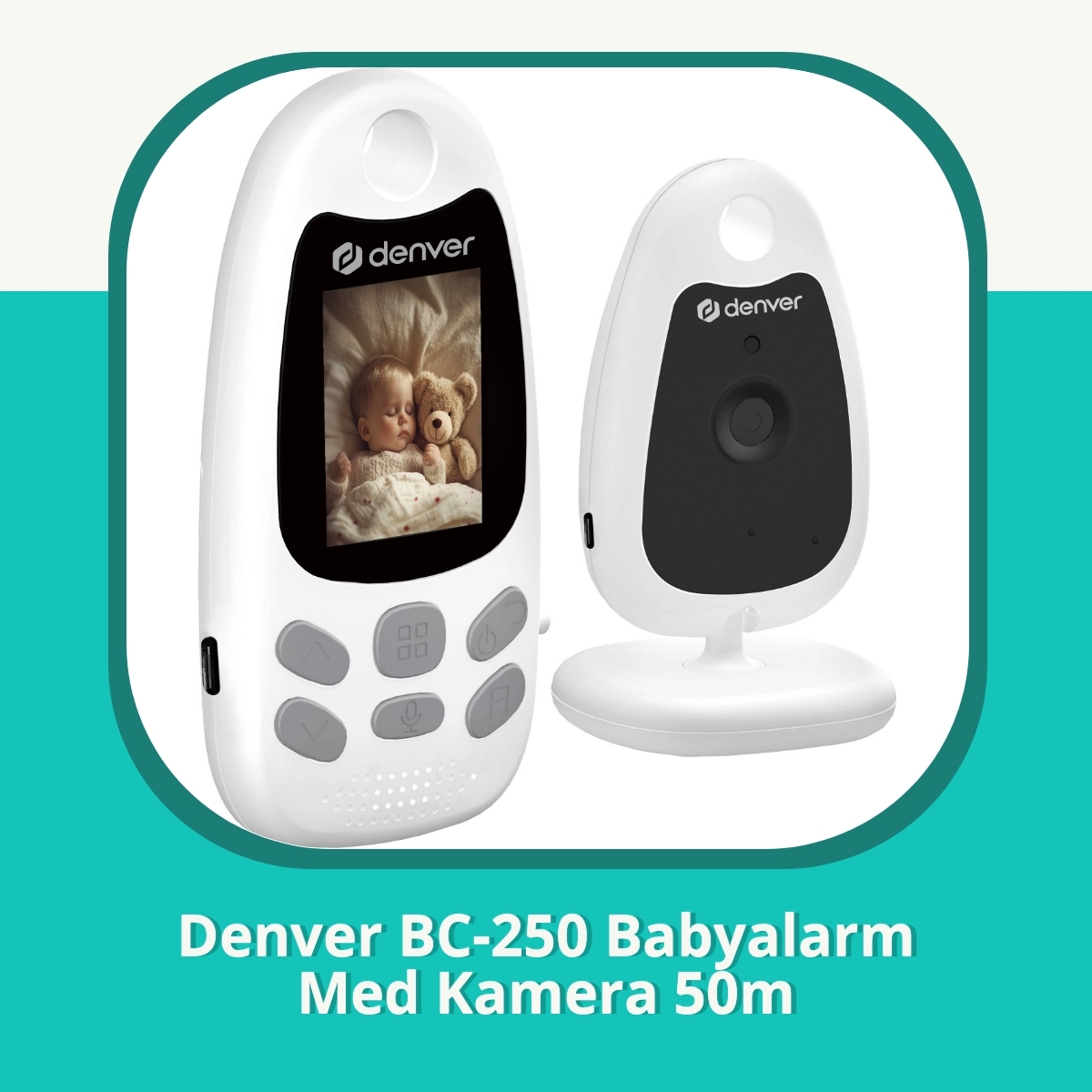 Anmeldelse af Denver BC-250 Babyalarm Med Kamera 50m