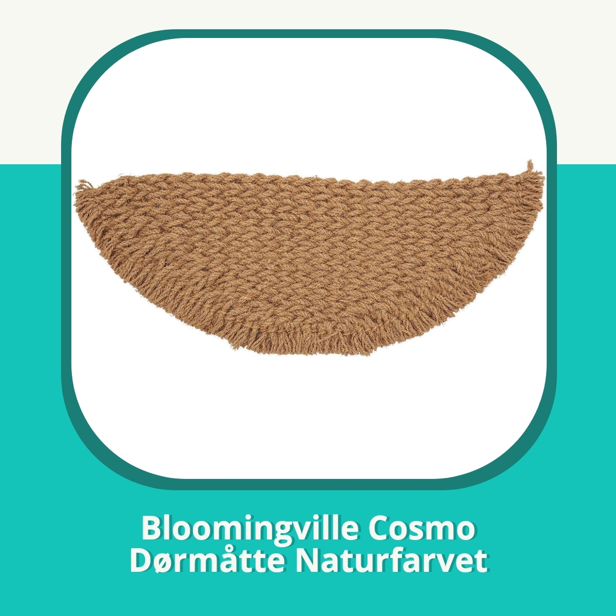 Anmeldelse af Bloomingville Cosmo Dørmåtte Naturfarvet