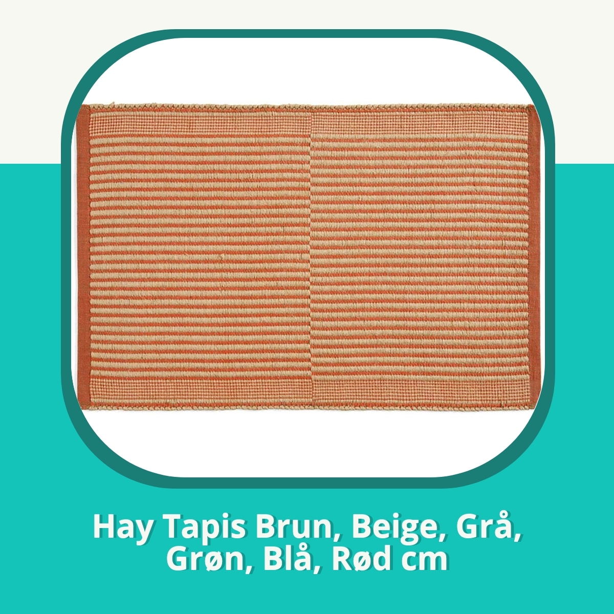 Anmeldelse af Hay Tapis Brun, Beige, Grå, Grøn, Blå, Rød cm