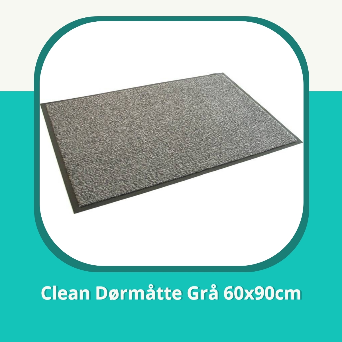Anmeldelse af Clean Dørmåtte Grå 60x90cm