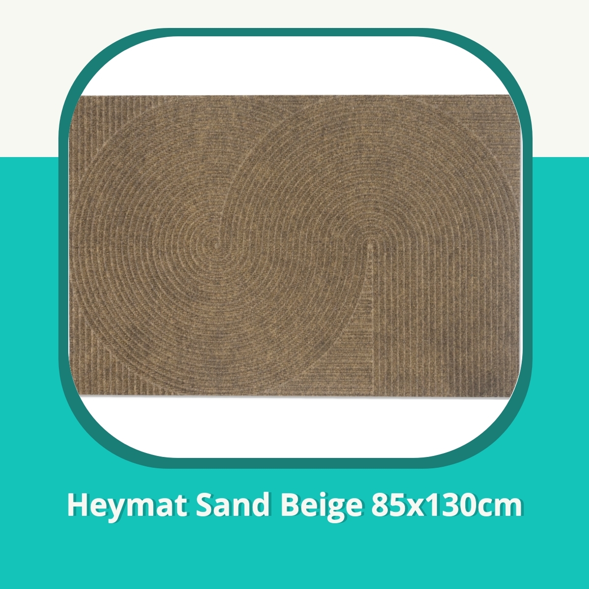 Anmeldelse af Heymat Sand Beige 85x130cm