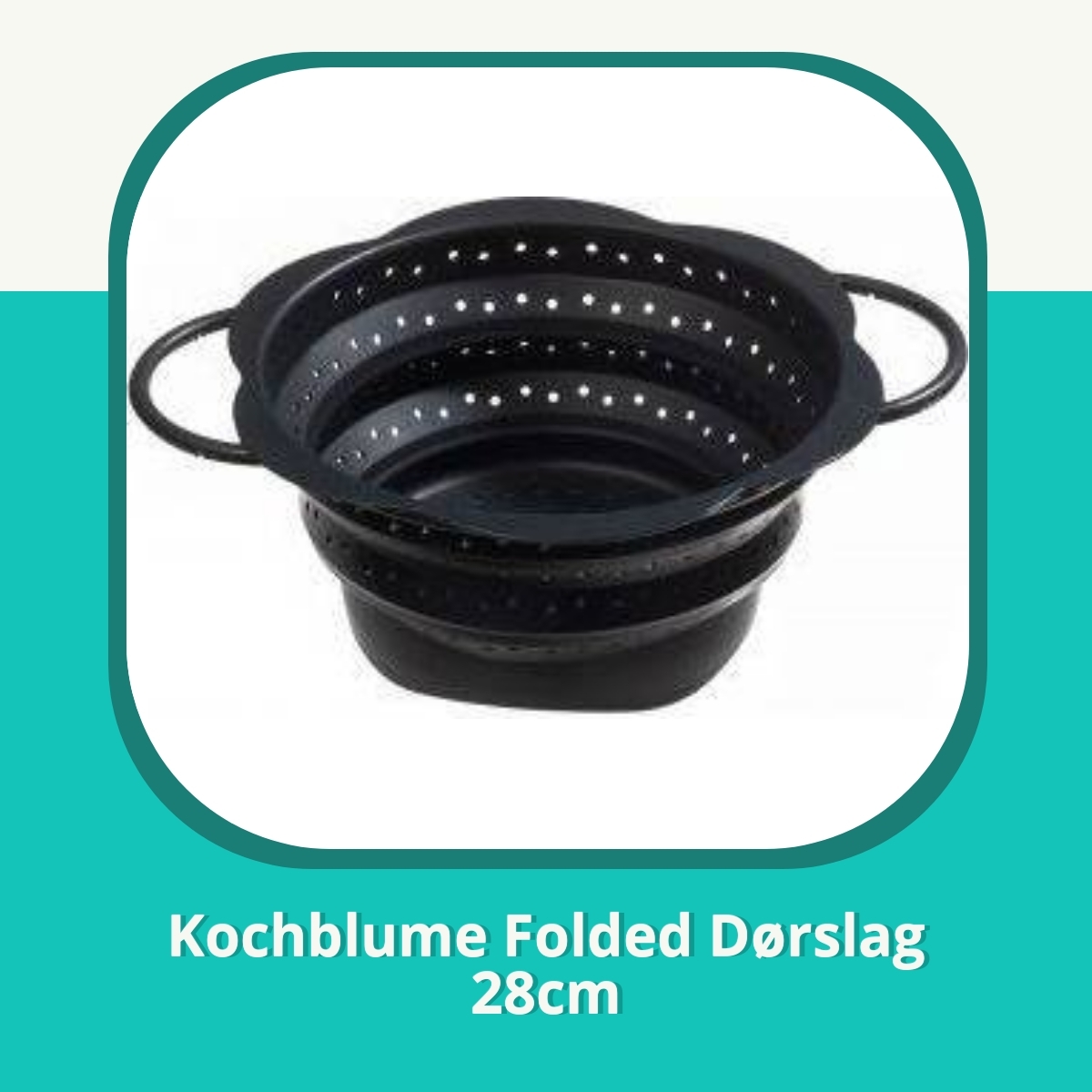 Anmeldelse af Kochblume Folded Dørslag 28cm