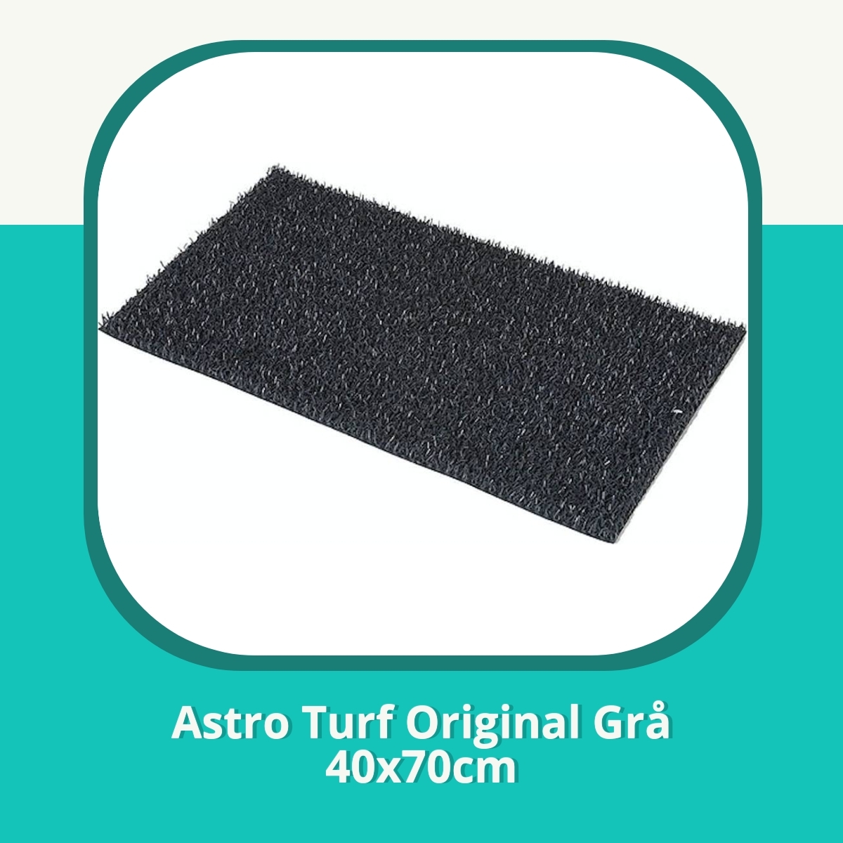 Recension Astro Turf Original Grå 40x70cm