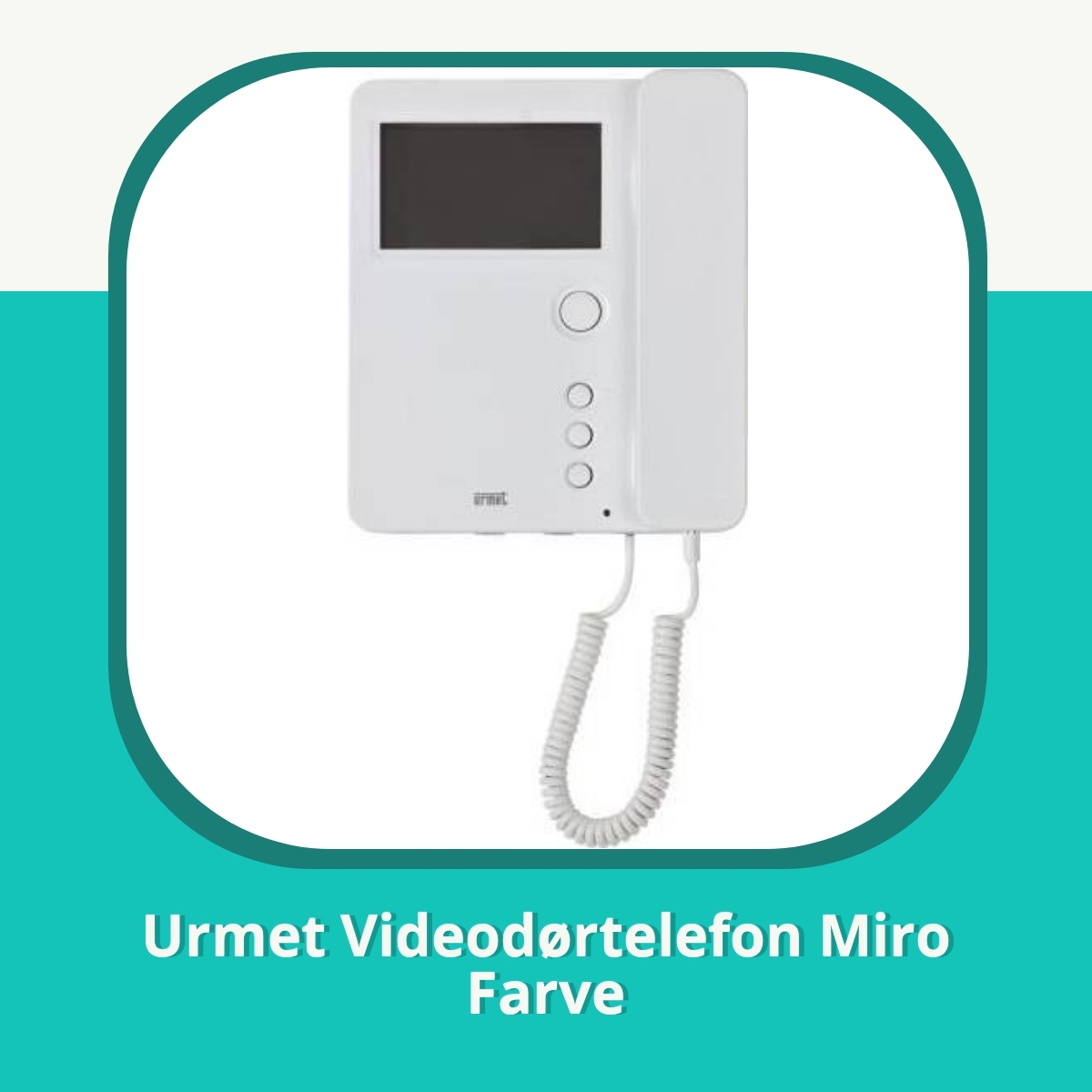 Recension af Urmet Videodørtelefon Miro Farve