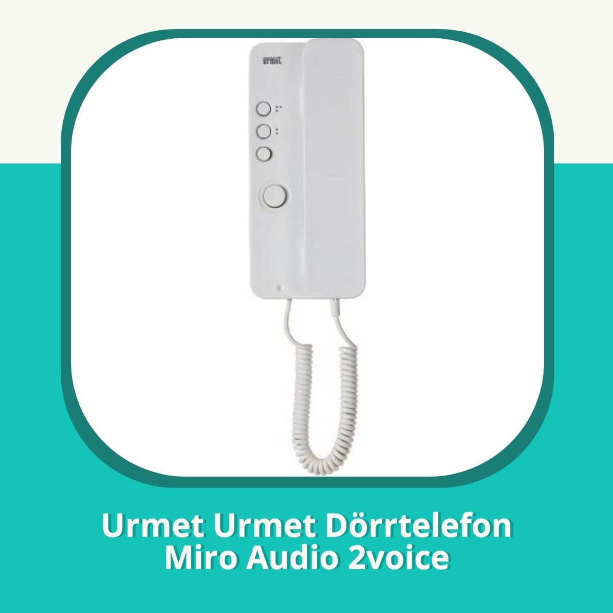 Recension af Urmet Urmet Dörrtelefon Miro Audio 2voice