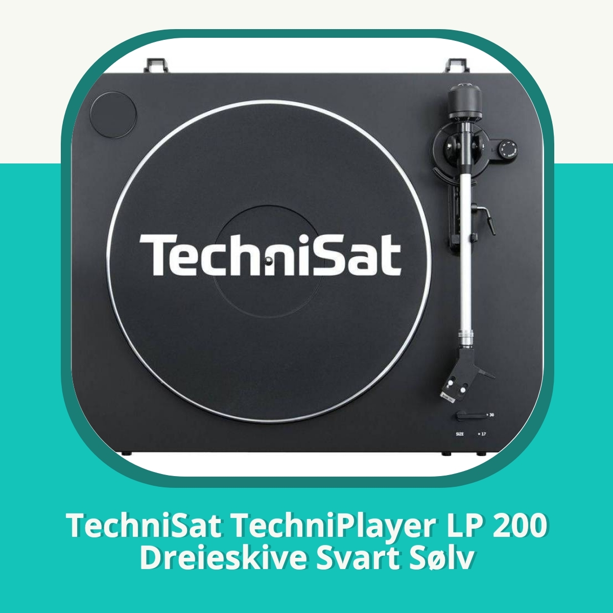Anmeldelse af TechniSat TechniPlayer LP 200 Dreieskive Svart Sølv