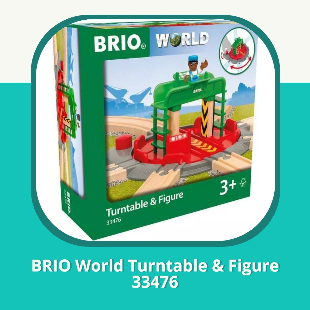 Recension af BRIO World Turntable & Figure 33476