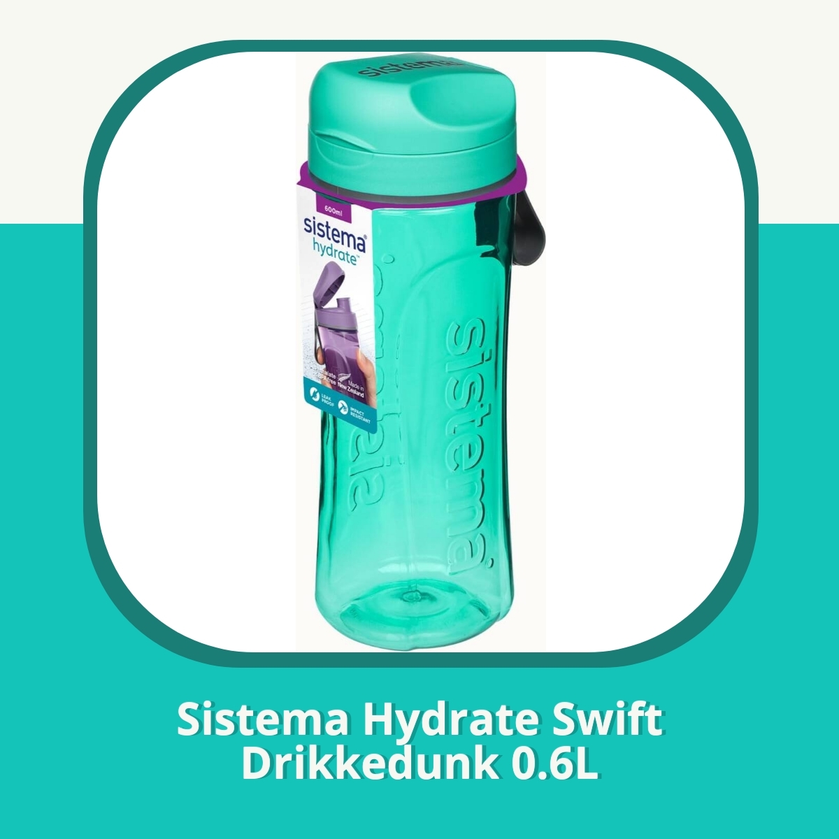 Anmeldelse af Sistema Hydrate Swift Drikkedunk 0.6L