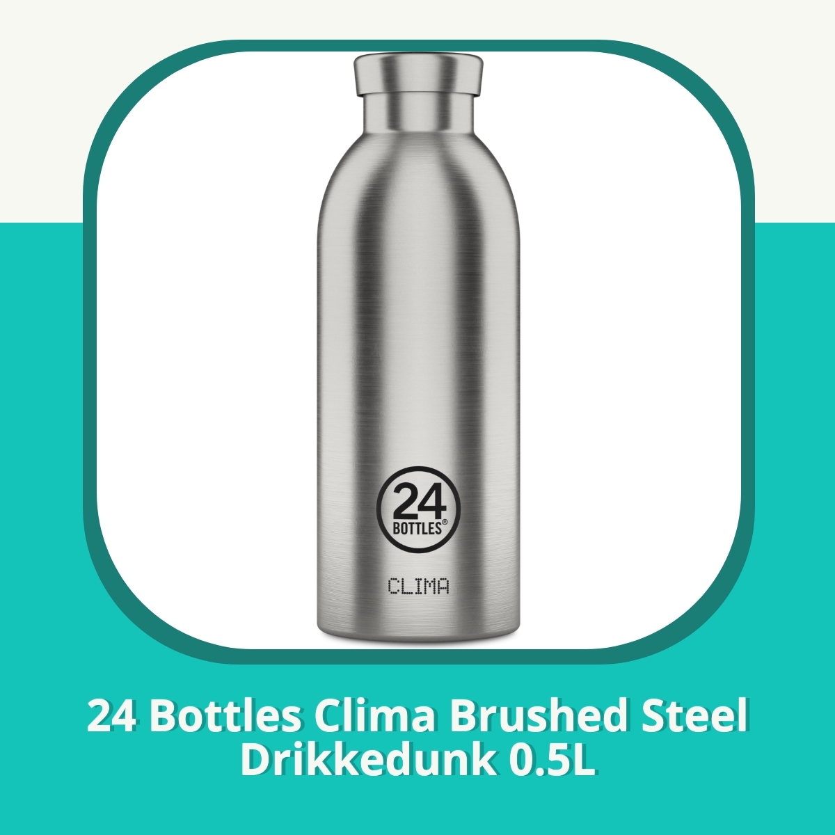 Anmeldelse af 24 Bottles Clima Brushed Steel Drikkedunk 0.5L