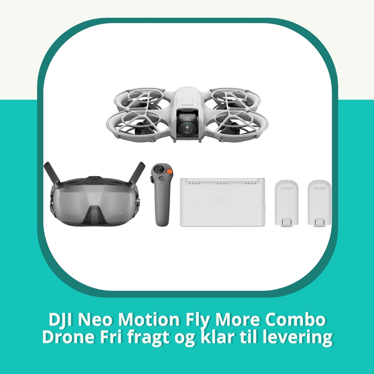 Anmeldelse af DJI Neo Motion Fly More Combo Drone Fri fragt og klar til levering