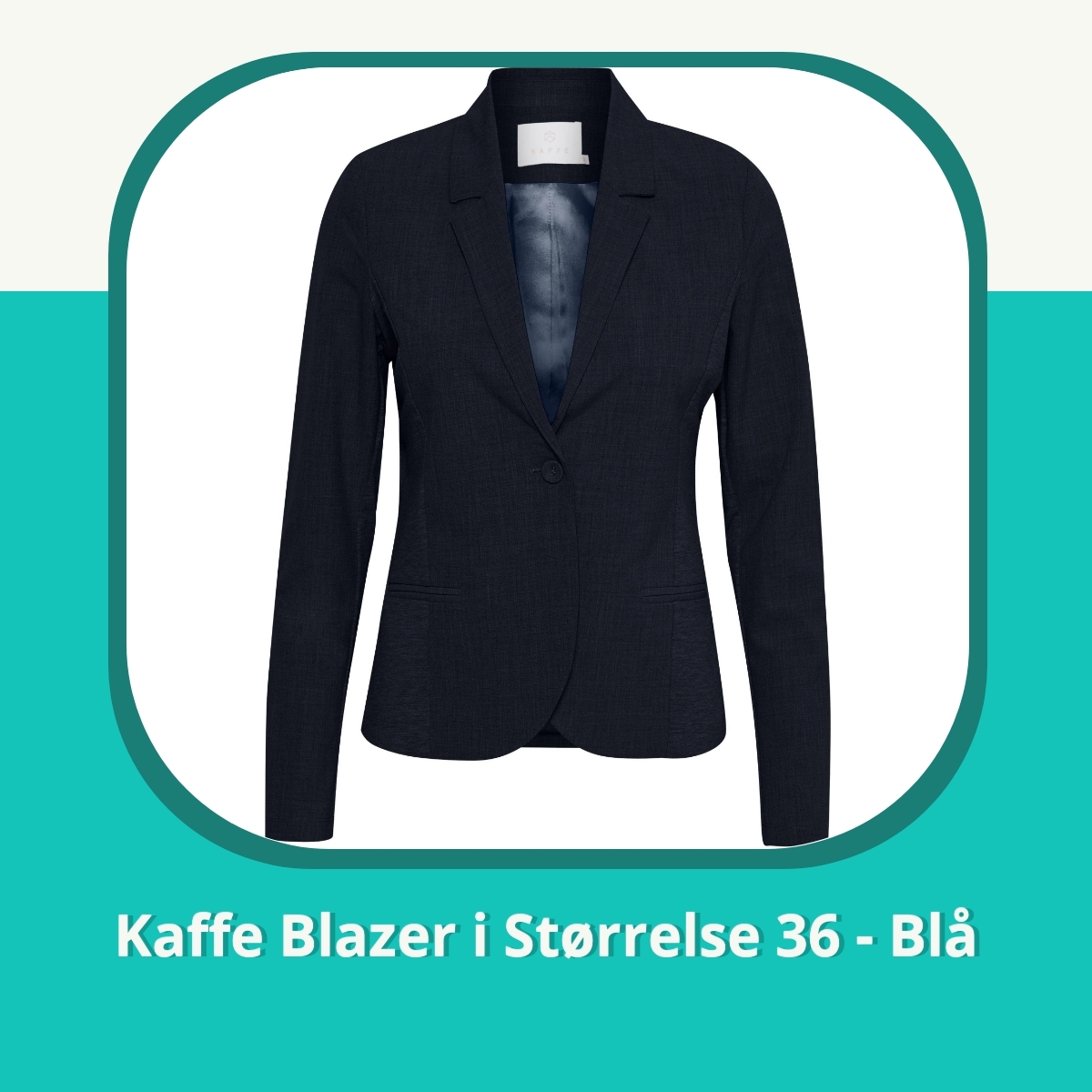 Anmeldelse af Kaffe Blazer i Størrelse 36 - Blå