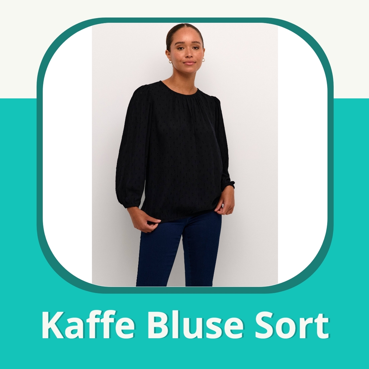 Anmeldelse af Kaffe Bluse Sort