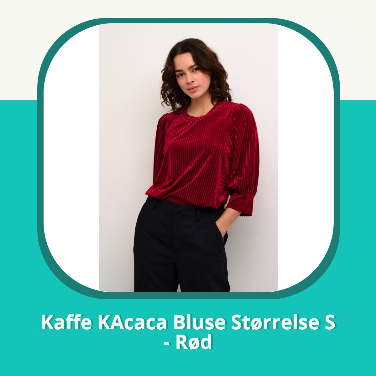 Anmeldelse af Kaffe KAcaca Bluse Størrelse S - Rød