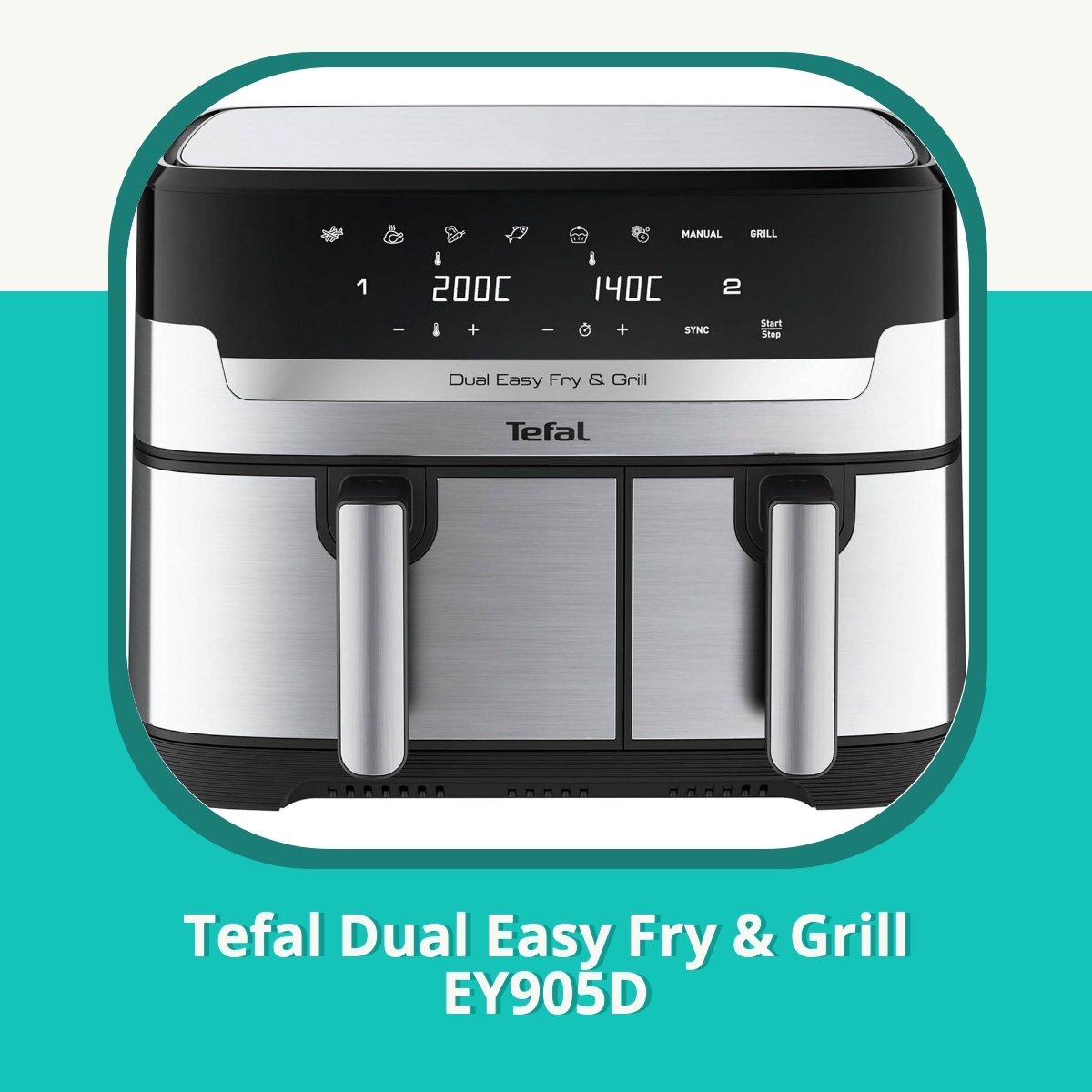 Recension af Tefal Dual Easy Fry & Grill EY905D