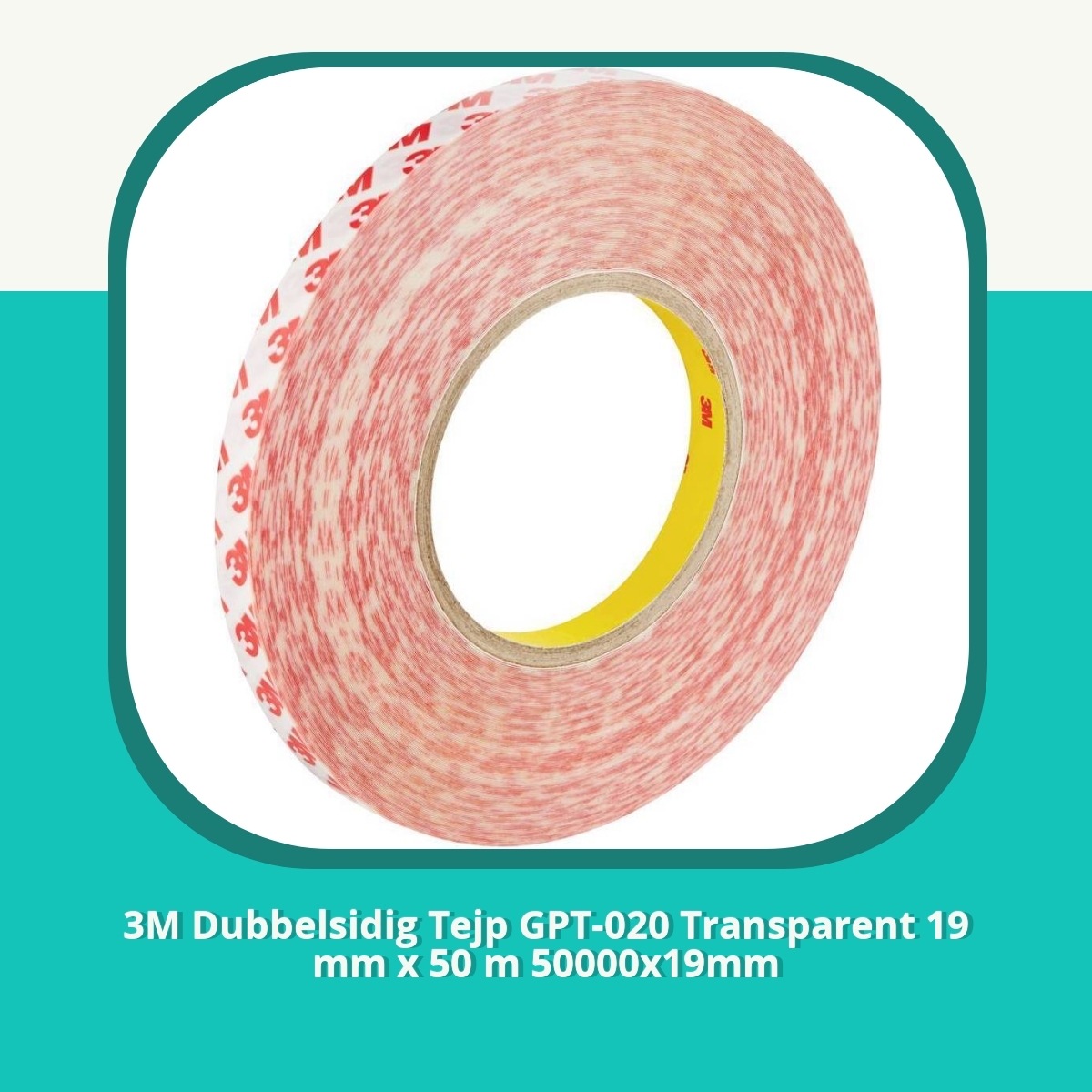 Recension af 3M Dubbelsidig Tejp GPT-020 Transparent 19 mm x 50 m 50000x19mm