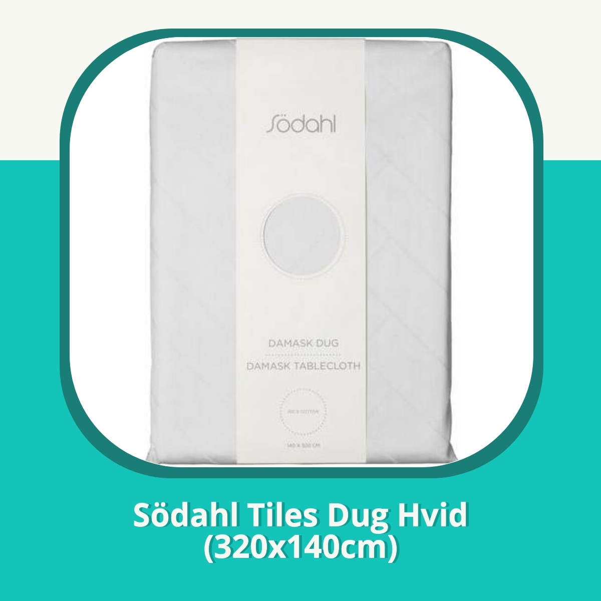 Anmeldelse af Södahl Tiles Dug Hvid (320x140cm)