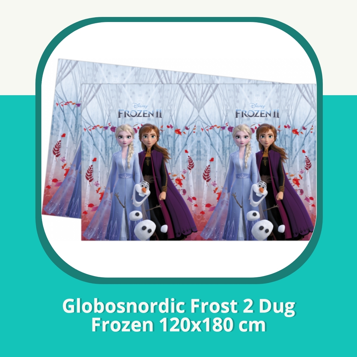 Anmeldelse af Globosnordic Frost 2 Dug Frozen 120x180 cm