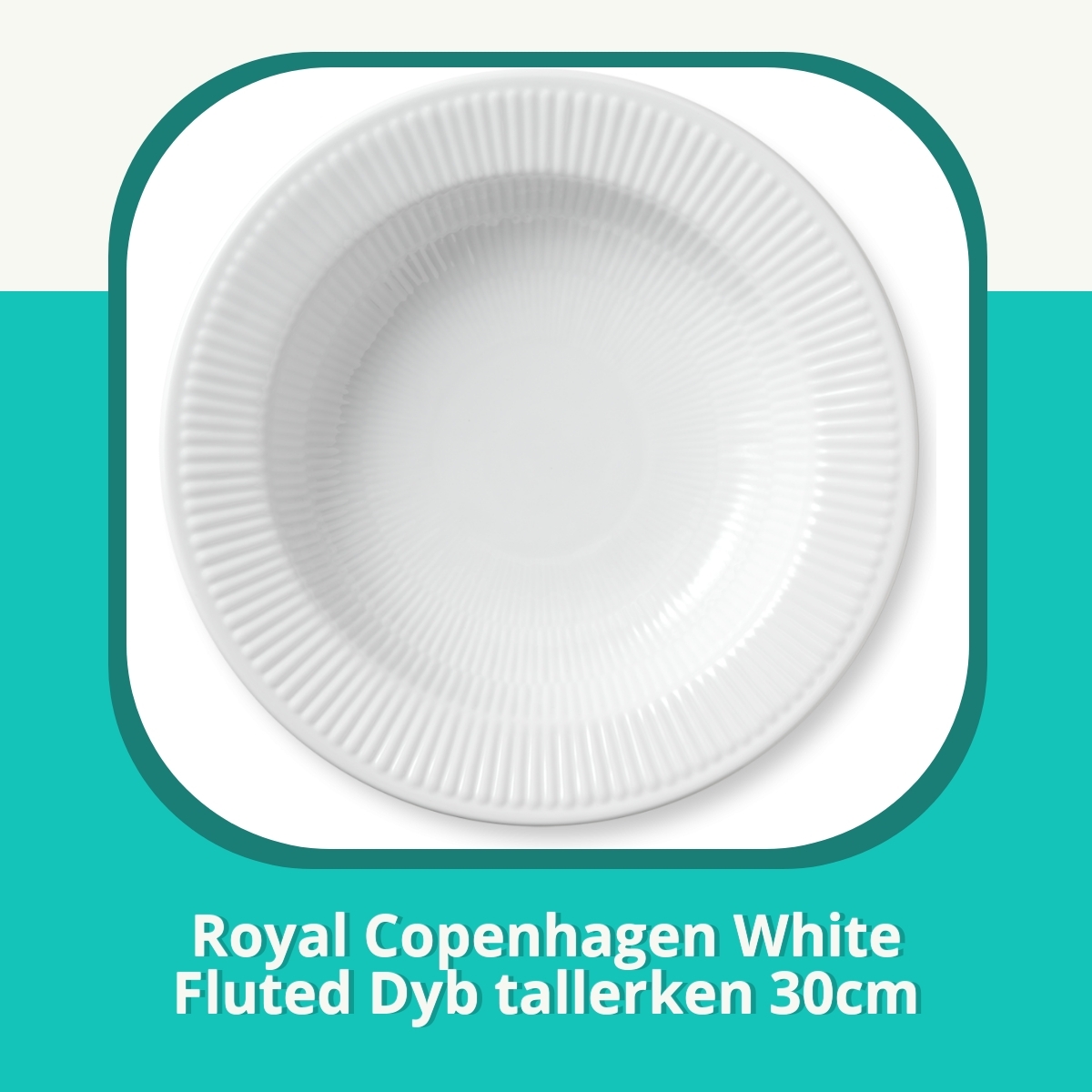 Anmeldelse af Royal Copenhagen White Fluted Dyb tallerken 30cm