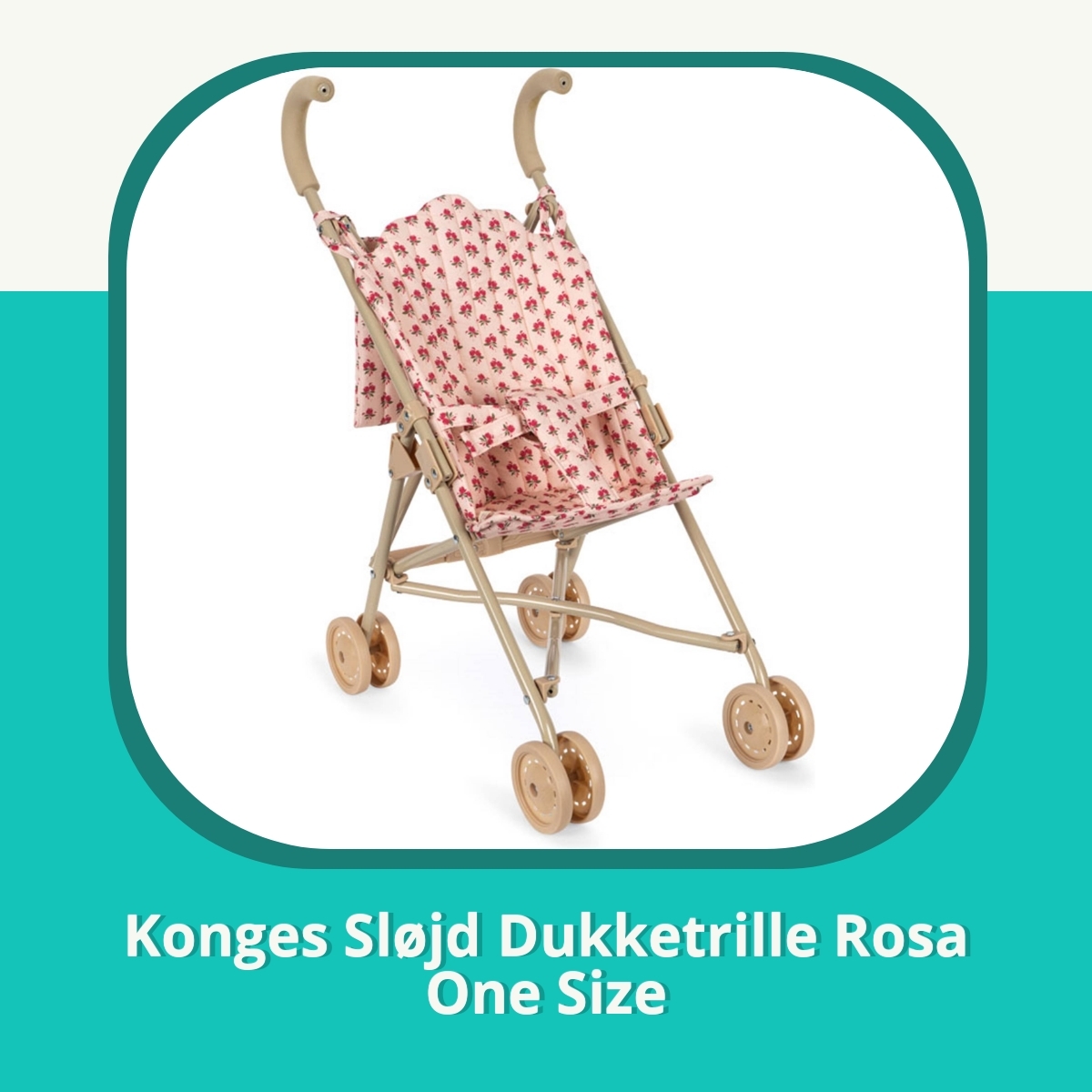 Anmeldelse af Konges Sløjd Dukketrille Rosa One Size