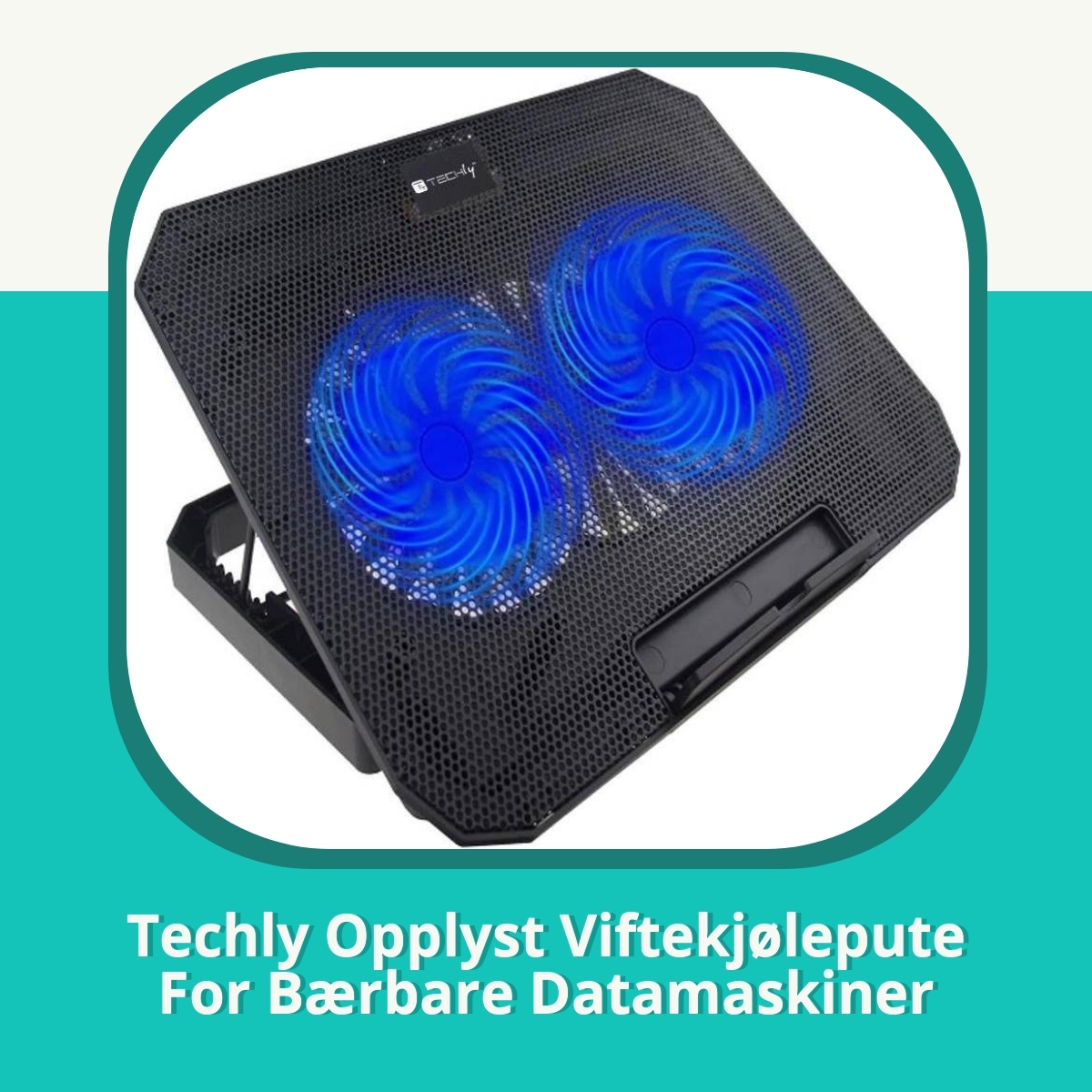 Anmeldelse af Techly Opplyst Viftekjølepute For Bærbare Datamaskiner