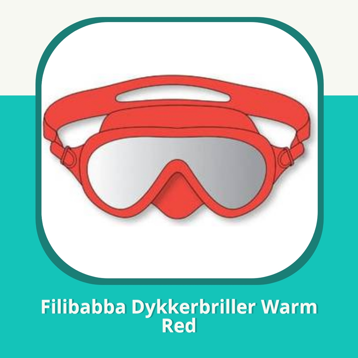 Anmeldelse af Filibabba Dykkerbriller Warm Red