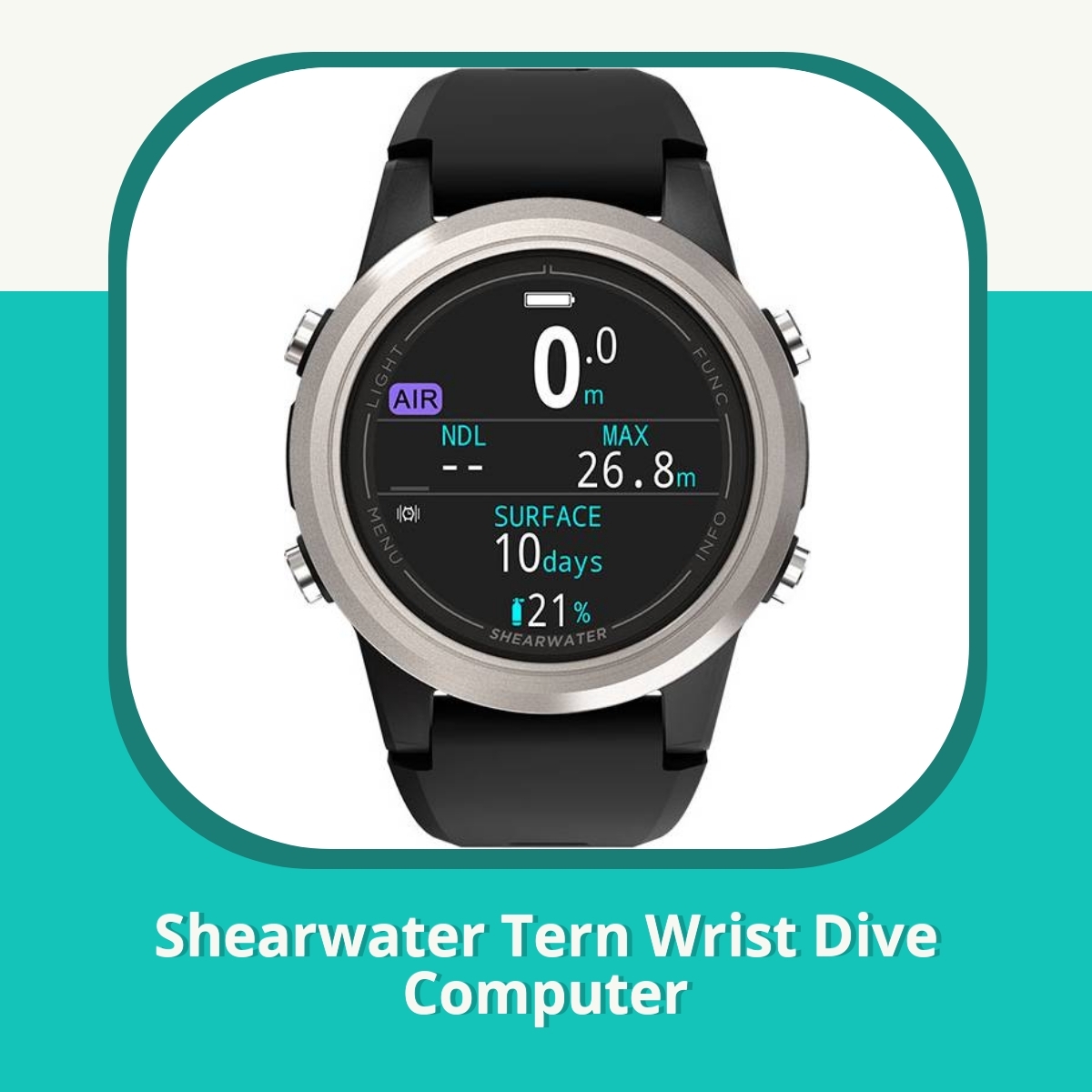Recension Shearwater Tern Wrist Dive Computer